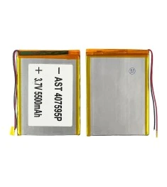 Аккумулятор 407595P универсальный с контроллером, 4 х 75 х 95 мм (3200 mAh)/ для..