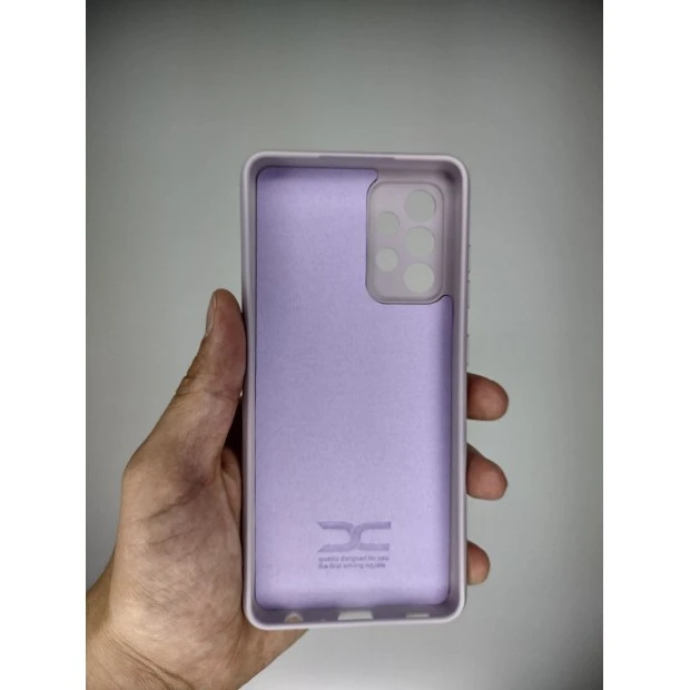 Силикон Original Samsung Galaxy A52 (ShutCam) (Глициния)