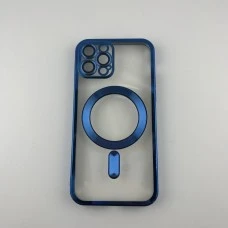 Чохол UMKU Shining з MagSafe для Apple iPhone 12 Pro (сталевий синій)