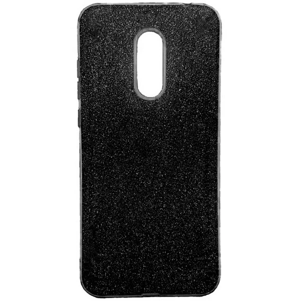 Силиконовый чехол Glitter Xiaomi Redmi 5 Plus (черный)
