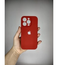 Силіконовий оригінальний чохол RoundCam для Apple iPhone 14 Pro (Паприка)