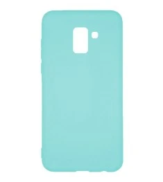 Силикон Multicolor Samsung A6 (2018) A600 (бирюзовый)