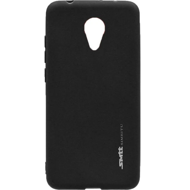 Силиконовый чехол SMTT Meizu M6s (Черный)