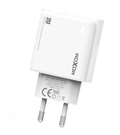 СЗУ-адаптер MOXOM (MX-HC20) + MicroUSB-кабель 2.4A 2USB