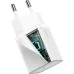 СЗУ-адаптер Baseus Super Si Quick Charger 20W PD QC EU Type-C (Белый) CCSUP-B02 СЗУ-адаптер Baseus Super Si Quick Charger 20W PD QC EU Type-C (Белый) CCSUP-B02