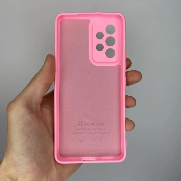 Силикон Original 360 ShutCam Case Samsung Galaxy A53 (Розовый)