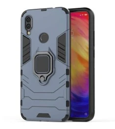 Бронь-чехол Ring Armor Case Xiaomi Redmi Note 7 (Пыльная бирюза)