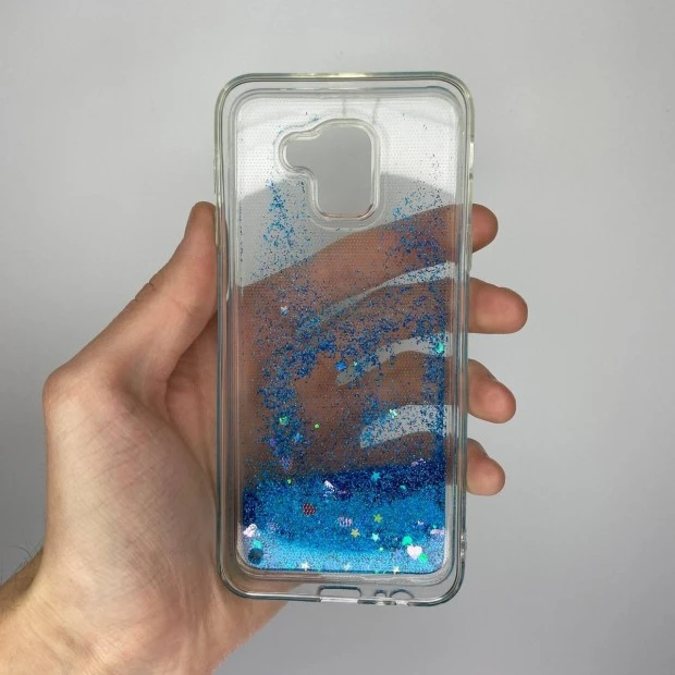Силикон Liquid Fashion Samsung Galaxy J6 (2018) J600 (Blue)