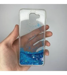 Силикон Liquid Fashion Samsung Galaxy J6 (2018) J600 (Blue)