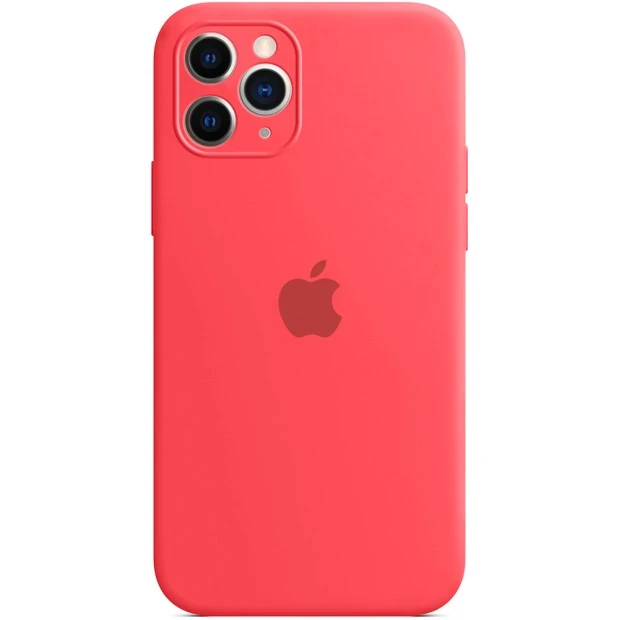 Силіконовий оригінальний чохол RoundCam для Apple iPhone 11 Pro Max (50) Кораловий