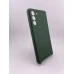 Силикон Original ShutCam Samsung Galaxy S21 FE (Тёмно-зелёный)