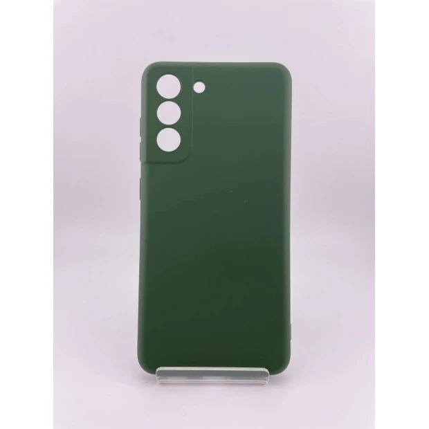Силикон Original ShutCam Samsung Galaxy S21 FE (Тёмно-зелёный)