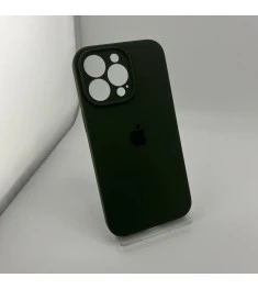 Оригінальний силіконовий чохол RoundCam для Apple iPhone 13 Pro (69) Atrovirens