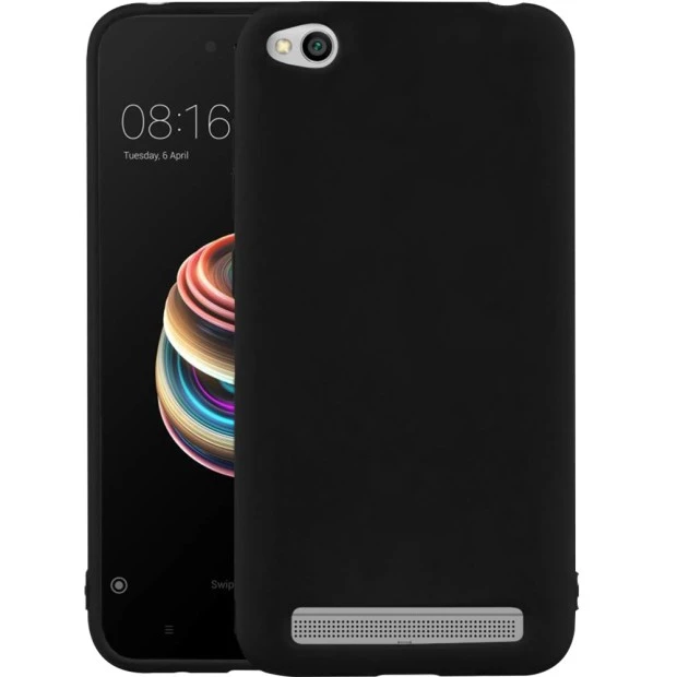 Силіконовий чохол iNavi Color для Xiaomi Redmi 5a (чорний)