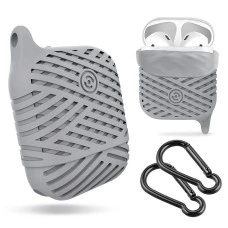 Чехол для наушников Apple AirPods Twist Case (серый)