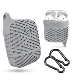 Футляр для наушников Apple AirPods Twist Case (серый)