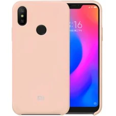 Силиконовый чехол Original Case Xiaomi Redmi 6 Pro / Mi A2 Lite (Пудра)