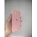 Силіконовий оригінальний квадратний круглий чохол для камери Apple iPhone 11 (14) рожевий