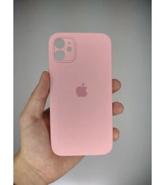 Силіконовий оригінальний квадратний круглий чохол для камери Apple iPhone 11 (14..