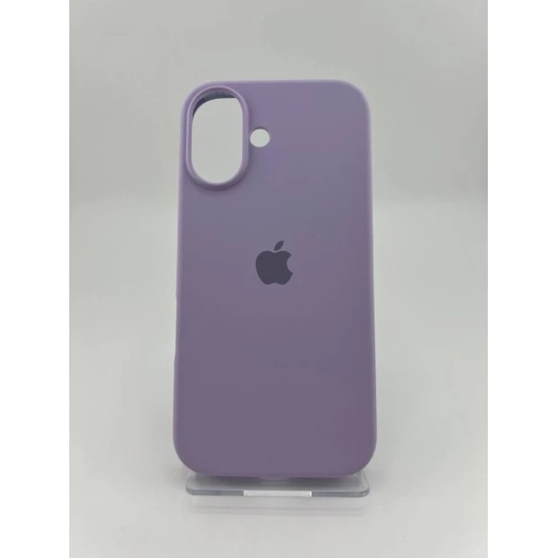 Силіконовий оригінальний круглий чохол для Apple iPhone 16 (71) Light Glycine