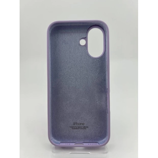 Силіконовий оригінальний круглий чохол для Apple iPhone 16 (71) Light Glycine