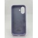 Силіконовий оригінальний круглий чохол для Apple iPhone 16 (71) Light Glycine Силіконовий оригінальний круглий чохол для Apple iPhone 16 (71) Light Glycine