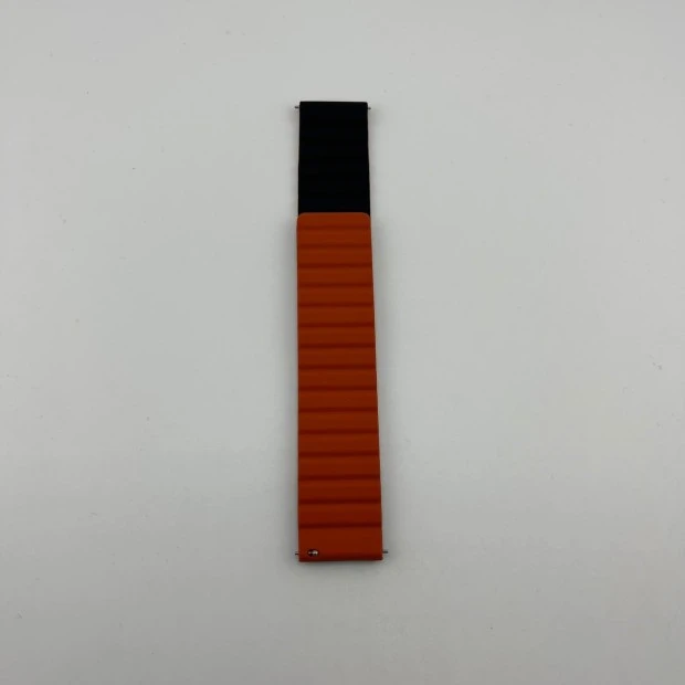 Ремешок iMiki Magnetic Band 22mm (Black-Orange)