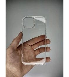 Силикон Space Case Premium Apple iPhone 15 (Прозрачный)