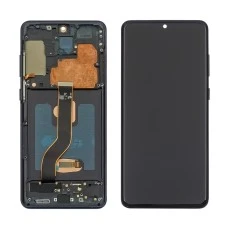 Дисплей для Samsung G985 Galaxy S20 Plus с чёрным тачскрином и чёрной корпусной рамкой OLED