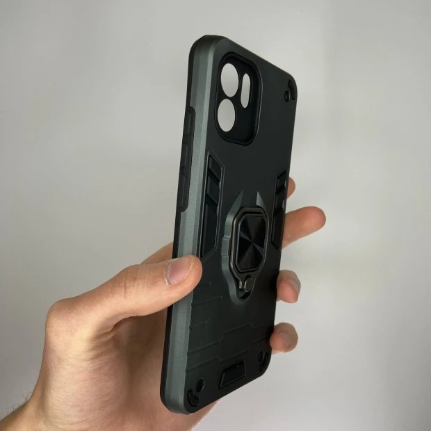Ring Armor Cam Case для Xiaomi Redmi A2  /  A1 (Сірий)