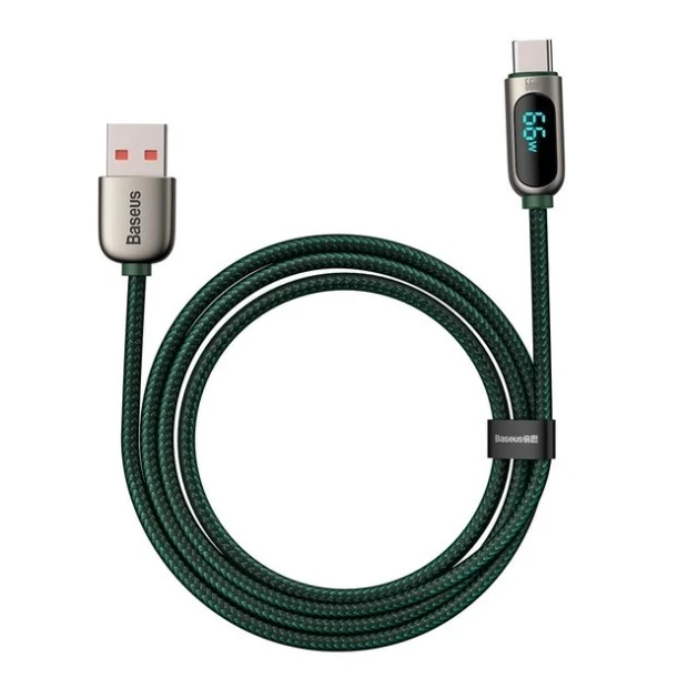 USB-кабель Baseus Display 66W (2m) (Type-C) (Зелёный) CASX020106