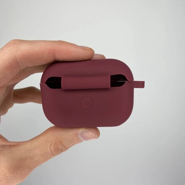 Чехол для наушников Full Silicone Case Apple AirPods Pro 2 (Marsala)