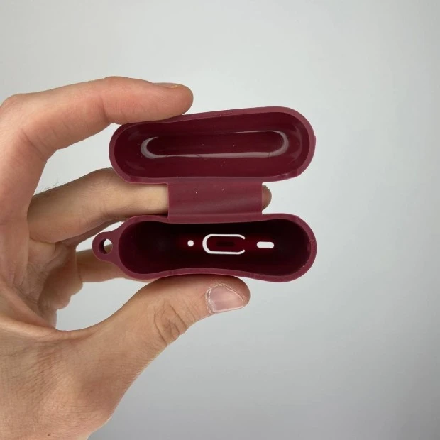Чехол для наушников Full Silicone Case Apple AirPods Pro 2 (Marsala)