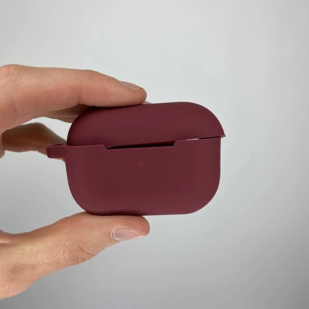 Чехол для наушников Full Silicone Case Apple AirPods Pro 2 (Marsala)