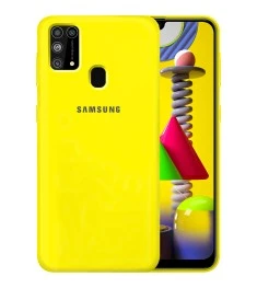 Силикон Original Case Samsung Galaxy M31 (2020) (Жёлтый)