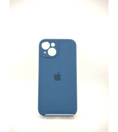 Силіконовий оригінальний чохол RoundCam для Apple iPhone 14 (22) Синій Кобальт