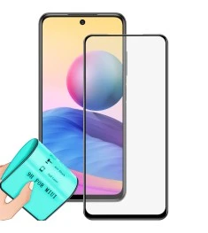 Защитное стекло 5D Ceramic для Xiaomi Redmi Note 10 5G Black