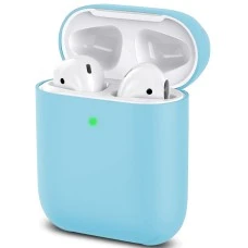 Чехол для наушников Apple AirPods 2 Slim (Coast Blue)