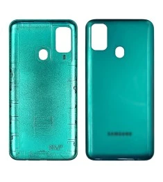 Задняя крышка для Samsung M307 Galaxy M30S (2019) Sapphire Blue зелёно-голубая