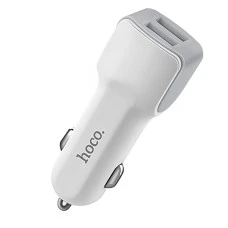 АЗУ-адаптер Hoco Z23 Grand Style 2USB (Белый)