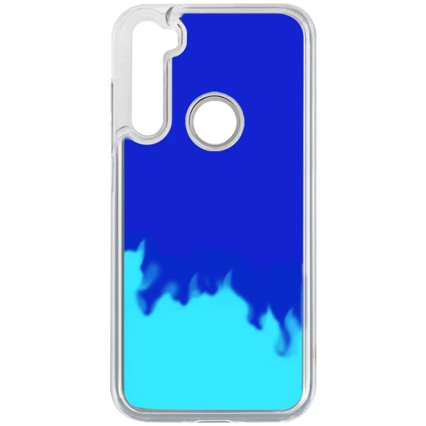 Чехол Aquarium Color Sand Xiaomi Redmi Note 8T (Синий)
