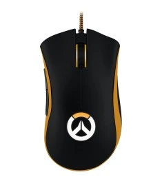 Мышь проводная Razer DeathAdder Chroma Overwatch Edition (Чёрно-жёлтый)