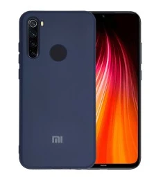 Силикон Original 360 Case Logo Xiaomi Redmi Note 8T (Темно-синий)