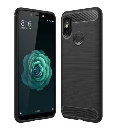 Силикон Polished Carbon Xiaomi Mi A2 / Mi6x (Черный)