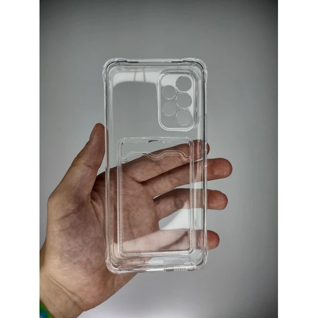 Силикон WS Card ShutCam Samsung Galaxy A53 (Прозрачный)