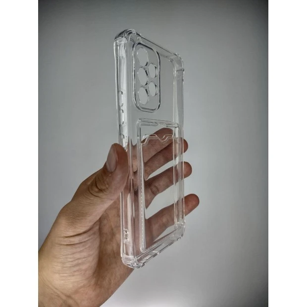 Силикон WS Card ShutCam Samsung Galaxy A53 (Прозрачный)