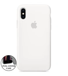 Силикон Original Round Case Apple iPhone XS Max (06) White