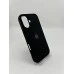 Оригінальний силіконовий чохол округлої форми для Apple iPhone 16 (07) Чорний Оригінальний силіконовий чохол округлої форми для Apple iPhone 16 (07) Чорний