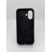 Оригінальний силіконовий чохол округлої форми для Apple iPhone 16 (07) Чорний Оригінальний силіконовий чохол округлої форми для Apple iPhone 16 (07) Чорний
