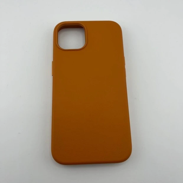Чохол WAVE Premium Leather Edition з MagSafe для iPhone 13 (Помаранчевий)